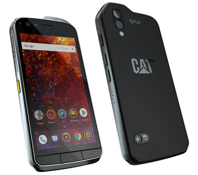 CAT S61: «неубиваемый» смартфон с тепловизором и датчиком качества