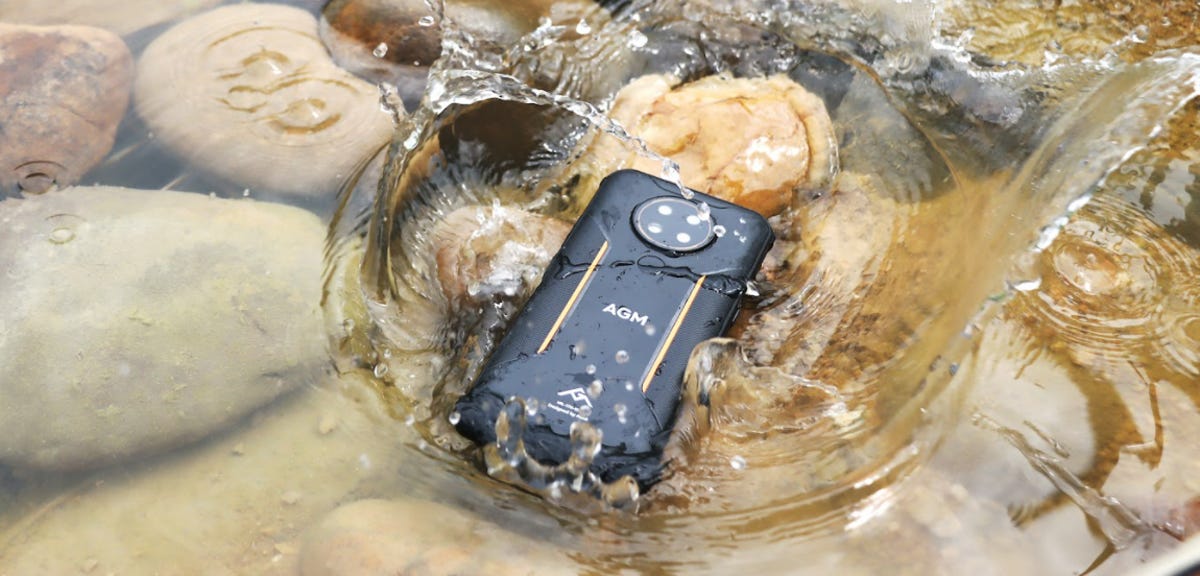AGM H3 rugged phone: stylish, slimline and super splashproof | ZDNet